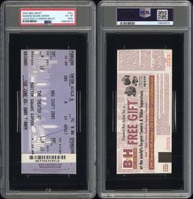 TICKET STUB 2005 NBA Draft Chris Paul Andrew Bogut Madison Square (GRADED PSA 6)
