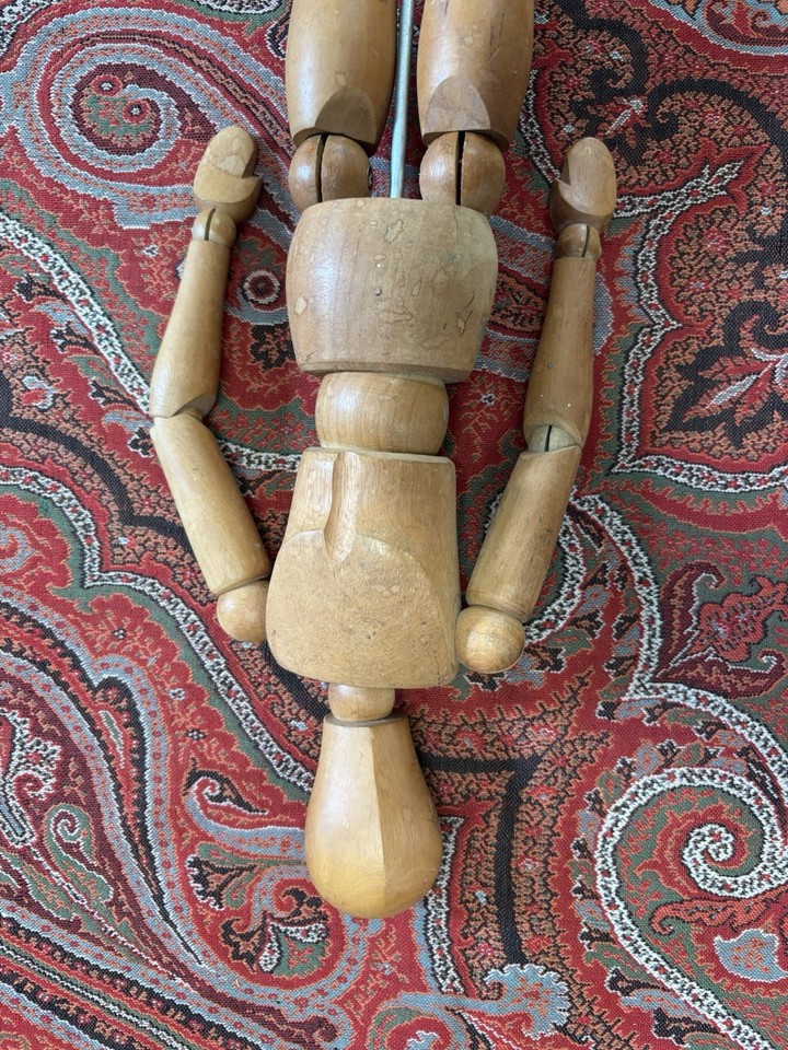Artist Drawing Mannequin large 16” Antique Rare Helmet Head Model $225 ...