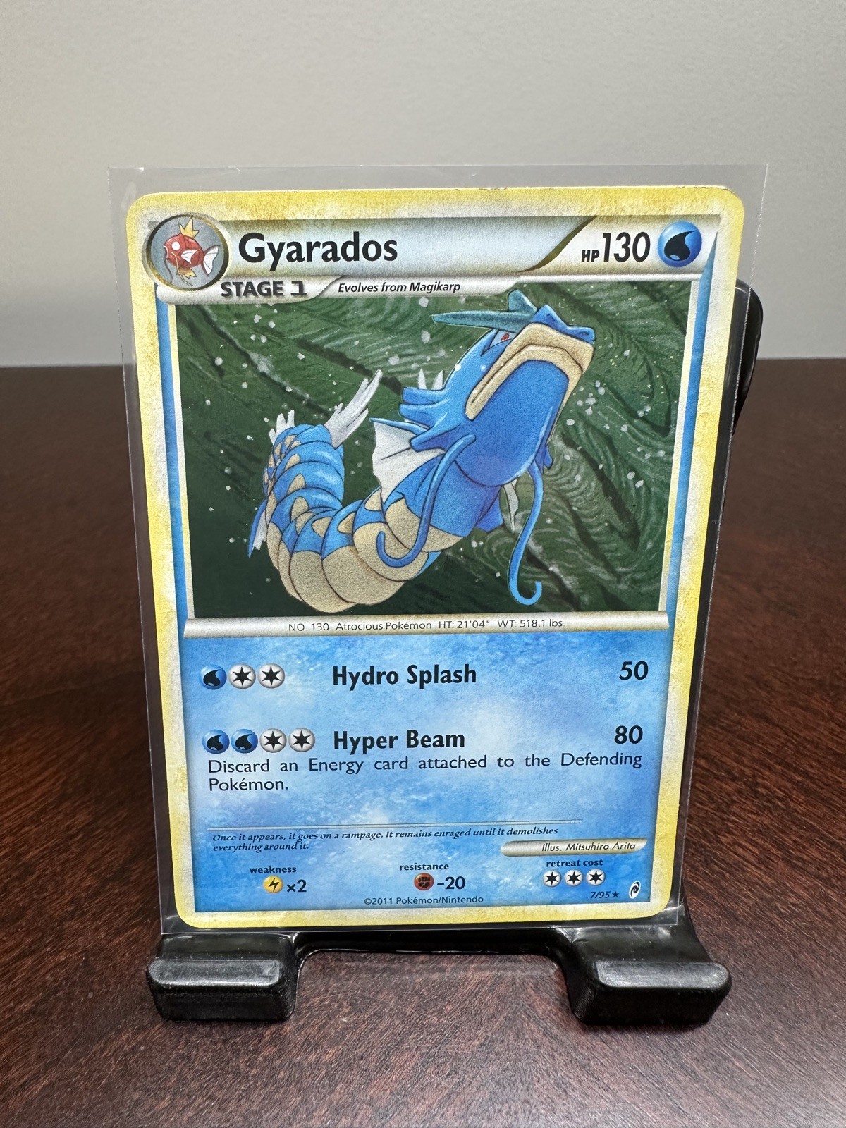 Pokemon Gyarados 7/95 Call of Legends Holo Rare Card NM