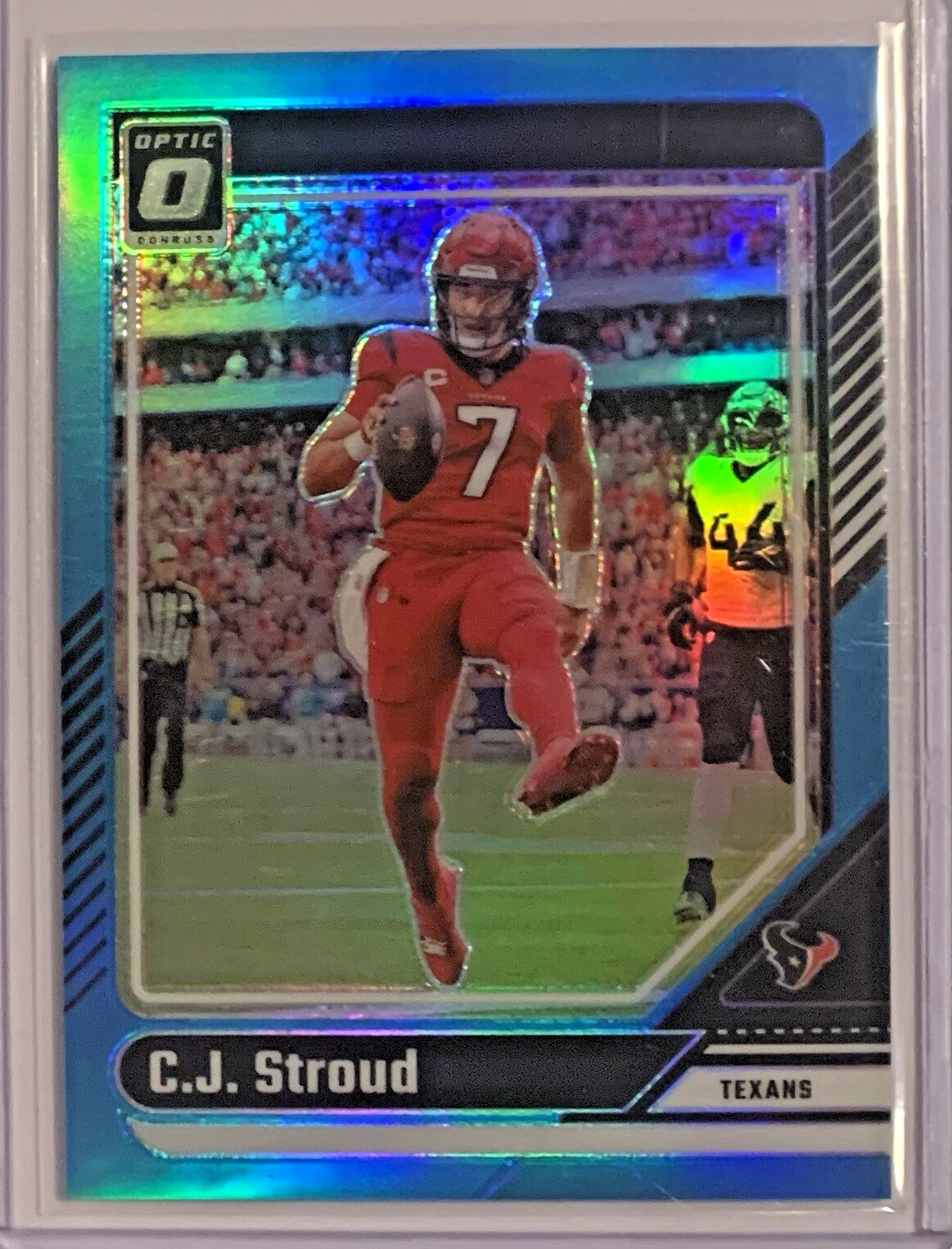 2024 Panini Donruss Optic - C.J. Stroud #76 Aqua Prizm /299