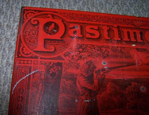 Large Antique Pastime Plug Tobacco Tin Kentucky Store Advertising Finzer Vintage - Picture 13 of 15