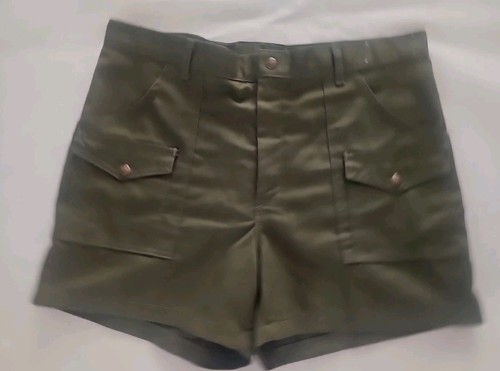 1970's Scouts Shorts Men’s Olive Green Official Uniform America BSA Sz 36