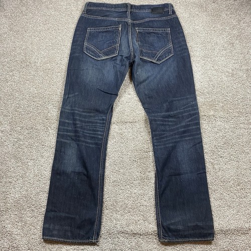 BKE Denim Carter Straight Men’s 34R Leg Dark Wash Black Jeans 30” Inseam Cotton