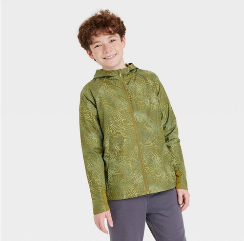 All in motion boys' rain/windbreaker jacket 8 - Picture 1 of 6