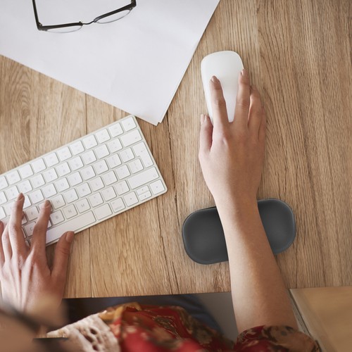 Wrist Pad Ergonomic Rest for Keyboard Computer Mouse Desk Large Pads - Afbeelding 8 van 11