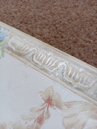X2 1980s Vintage Wallpaper BORDER Rolls Traditional Swags Floral 90s cottagecore - Picture 9 of 17