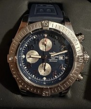 Breitling Avenger A13370 48mm Blue - 2 extra dive Bands SS Buckle Papers