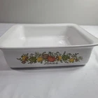 Corning Ware Vintage P-322 Spice of Life L’Echalote Casserole Dish 8x8x2 Square