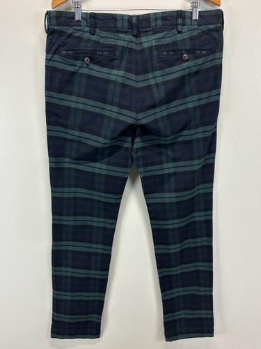 Polo Ralph Lauren Black watch Plaid Chino Pants Sz 36x34 Men’s Tartan Slim Fit - Bild 3 von 8