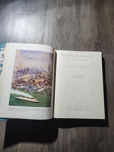 Global Geography For High School Van Cleef Hardcover 1946 - Picture 4 of 12
