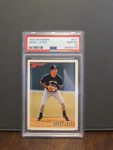 1993 Bowman Derek Jeter #511, PSA GEM MINT 10