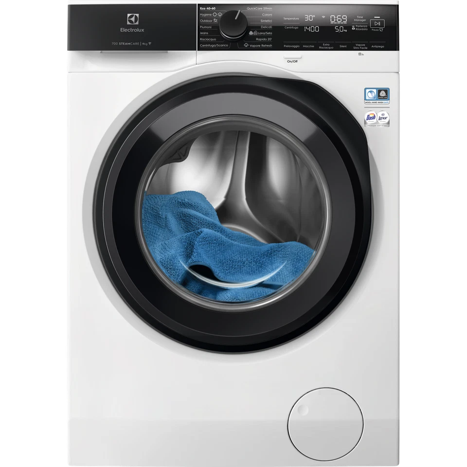 Electrolux Lavatrice serie 700 SteamCare 9 kg EW7F49GY | Ricondizionato