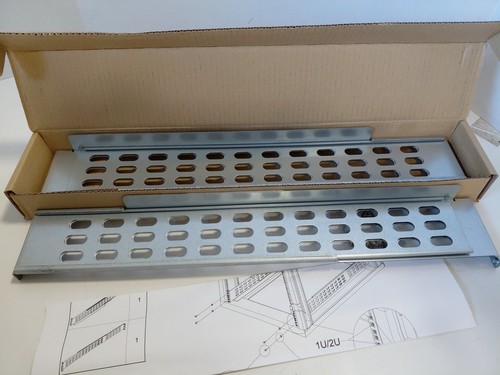 APC RAILASM Right/Left ROHS 0M-756H Metal Server Rack Mount Sliding Rails - Picture 4 of 7