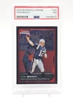 TOM BRADY 2006 BOWMAN CHROME #166 PATRIOTS FOOTBALL PSA 7 Q3813