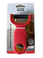 Kuhn Rikon Original Swiss Peeler 3-Pack Red/Green/Yellow