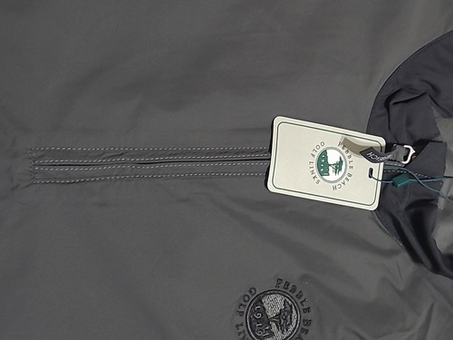 Pebble Beach Herren 1/4 Zip Golf ⛳️ Nylon Pullover Gr. M - Grau/Schwarz Neu/Etikett - Bild 5 von 5