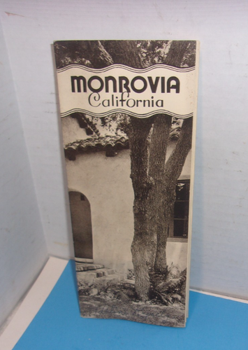Antique Monrovia California Souvenir Tourist CA Travel Brochure Booklet - Picture 2 of 6
