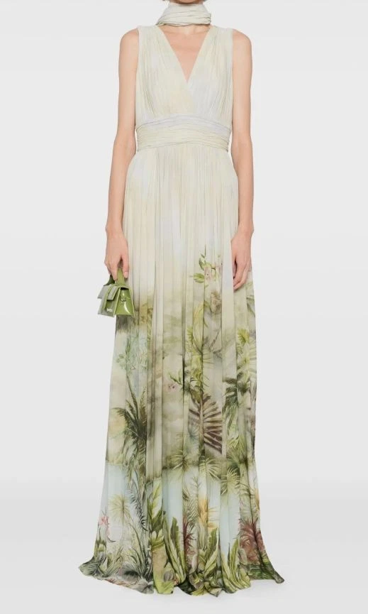 casual dress long Raelyn Black and White Business Maxi Parina | Light Green salebadgered Made To Order Sizes:AU 5XL/22 flattering fit