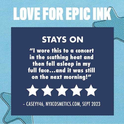 NYX Professional Makeup Epic Ink Liner, Waterproof Matte Liquid Eyeliner with - Picture 8 of 9