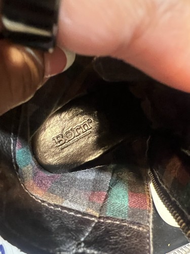 Born Troye Boots Women's 8 Brown Leather Zip Lace Up Combat Comfort Moto - Picture 9 of 14