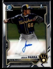 2021 Bowman Chrome Jesus Parra #CPA-JPAR Auto