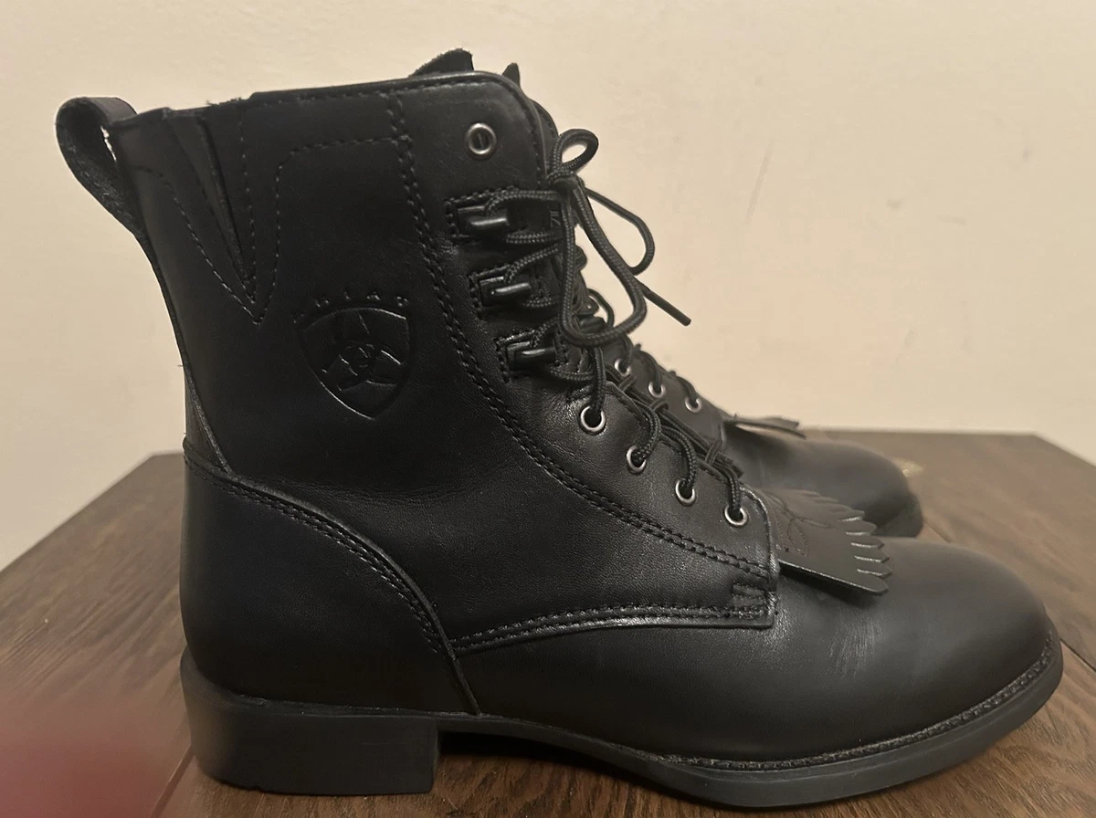 Bottes Paddock Ariat Heritage III Femme - Bout Rond, Zippées - Taille US 7.5