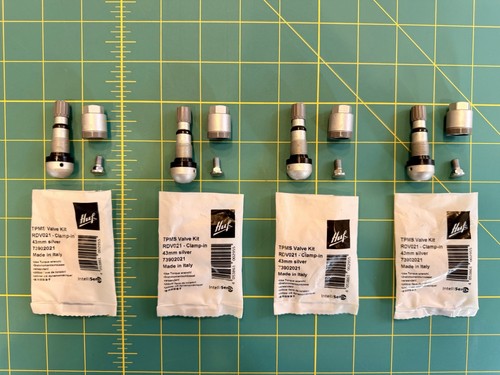 New Set of Four (4) Genuine OEM HUF RDV021 TPMS Service Kits - MADE IN ITALY - Picture 8 of 14