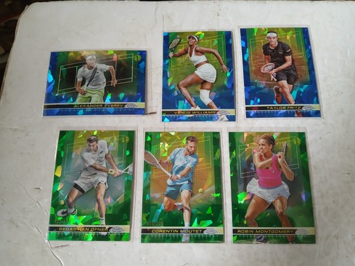 2024 Topps Tennis Sapphire Lot Williams Zverev Fritz Green /125 - Picture 1 of 5