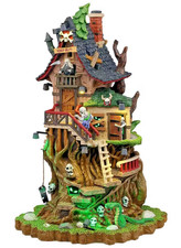 Lemax Spooky Town - Petrified Forest Treehouse - NEW