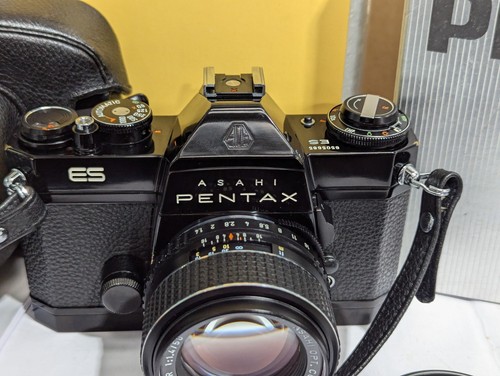 Antigua lente vintage PENTAX ES SLR 35 mm cámara fotográfica SMC Takumar 1,4/50 por favor Rea - Imagen 4 de 22
