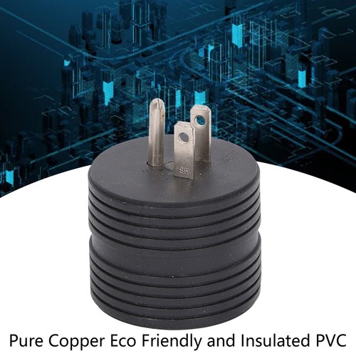 RV Adapter Nema 5 15P Male To TT 30R Female 125V 1875W Rated PVC Copper RV Ge FY - Zdjęcie 17 z 23