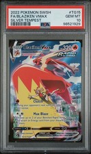 2022 Pokemon SWSH FA Blaziken VMAX Silver Tempest TG15/TG30 PSA 10
