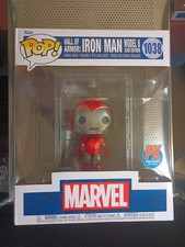 Funko Pop! Deluxe: Marvel - Salón de la Armadura: Iron Man Modelo 8 Centurión de Plata 