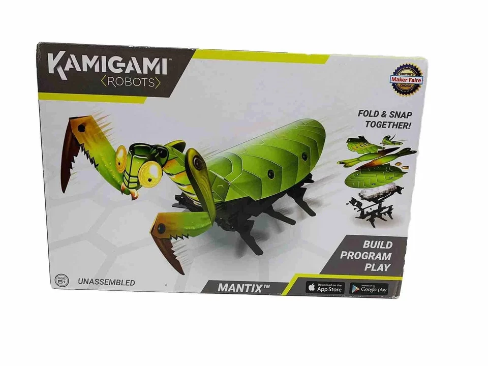 Nuevo kit de robot Kamigami MANTIX de Mattel Robotics Snap Together STEM Science Foto 4 de 4