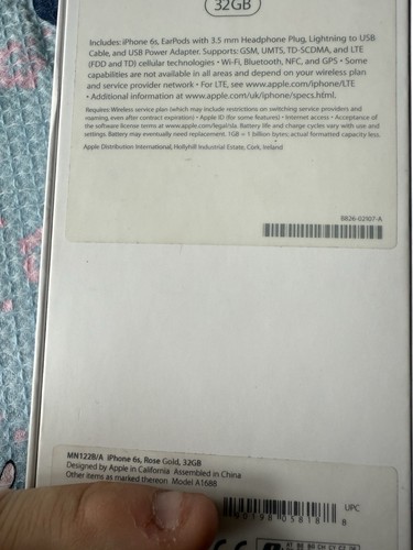 Apple iPhone 6S 32GB - Rose Gold A1688 - Picture 3 of 3