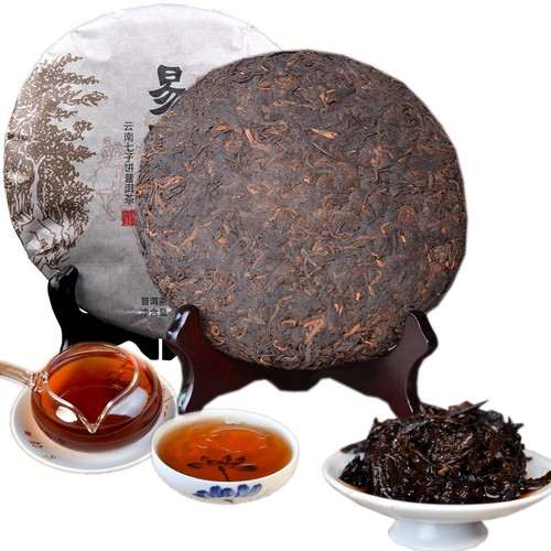 Chinese Yunnan Puer Cooked Tea Cake  Top-Grade Ripe Tea for Collection 357g - Picture 3 of 12