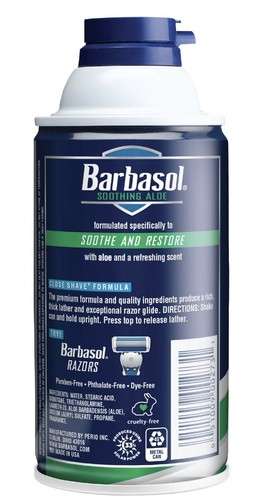 2 Pack Barbasol Original & Aloe Thick & Rich Shaving Cream Foam for Men, 10 Oz - Picture 5 of 9