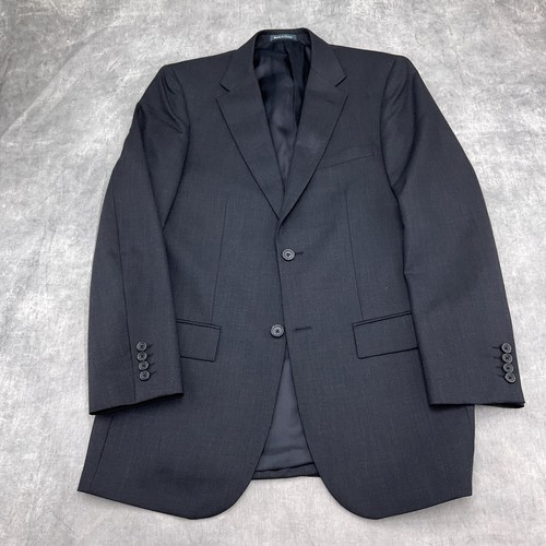 Pronto Uomo Suit Men 38L Gray Traveller Platinum Performance Wool Comfort Temp - Picture 2 of 23