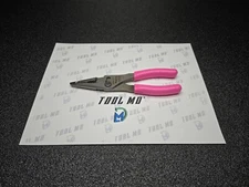 Snap-on Tools USA NEW HOT PINK 7" Talon Grip Long Nose Slip Joint Pliers LN46ACF