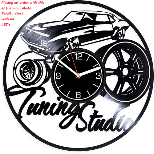 56 57 Chevy Bel Air Chevrolet 69 Chevelle Camaro SS RS vinyl record wall clock - Picture 14 of 19