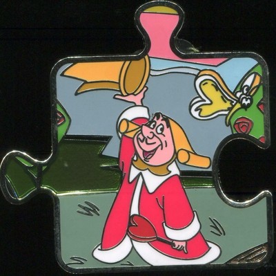 Alice In Wonderland Mystery Puzzle King of Hearts LE Disney Pin 114005