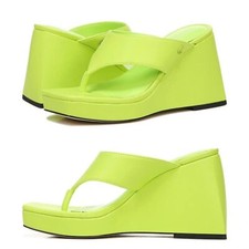NWB Circus by Sam Edelman Moira Platform Wedge Sandals Wasabi Green - Size: 7.5
