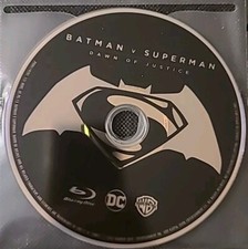 Batman v Superman: Dawn of Justice (Blu-ray, 2016) Blu-ray Disc Only, No Case 