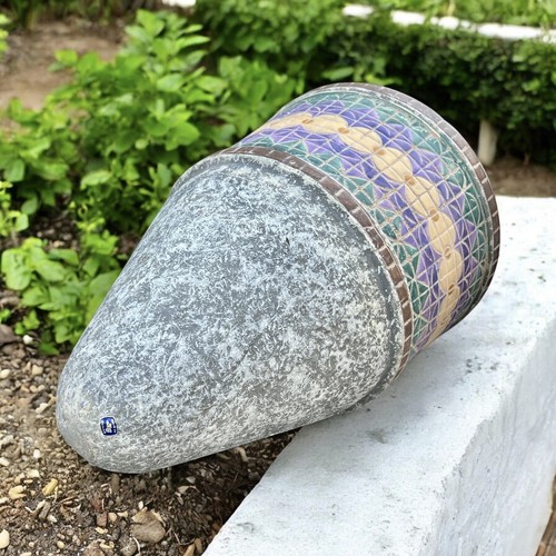 Large Colorful Mexican Ceramic Tile Vessel - Picture 6 of 7