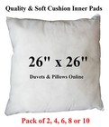 26" Cushion Inner Inserts Synthetic Cushion Pads Hollowfibre Filling 