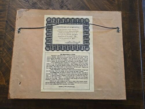 Randal Spangler DRAGLING “Hugs!" Framed COA Signed Numbered BR - Picture 3 of 4