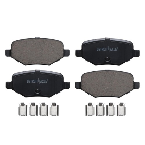 Rear Disc Rotors and Ceramic Brake Pads for Ford Flex Explorer Lincoln MKS MKT - Picture 7 of 7