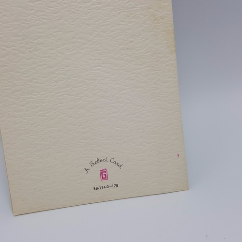 Tarjeta Bebé Vintage Nube Flor Rosa Azul Unisex - Imagen 4 de 5