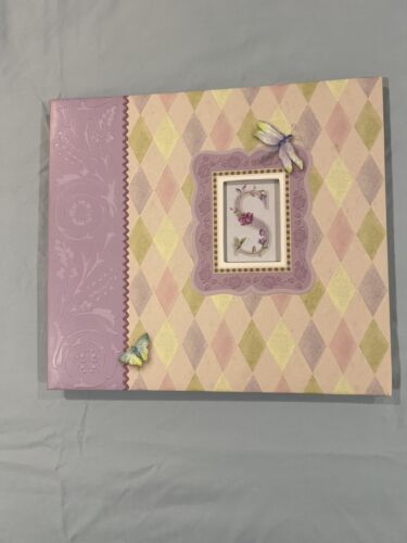K & Company 12" x 12" Juliana Diamonds Scrapbook Album Lavender Pink Green