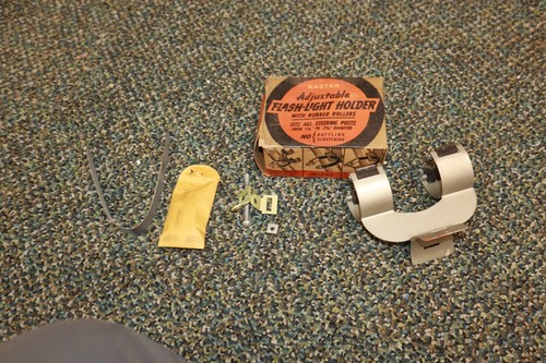 Vintage Kastar Flashlight Holder Steering Column Mounted Accessory GM Chevy Ford - Picture 24 of 24
